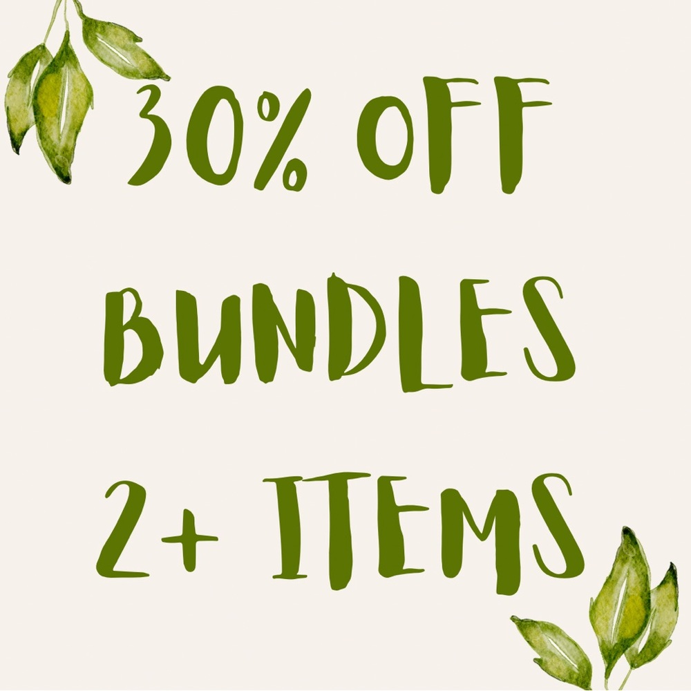 30% Off ALL Bundles With 2+ Items!